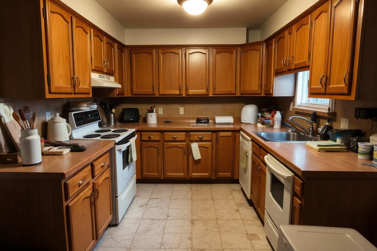 The kitchen nobody had touched since 1984 — before